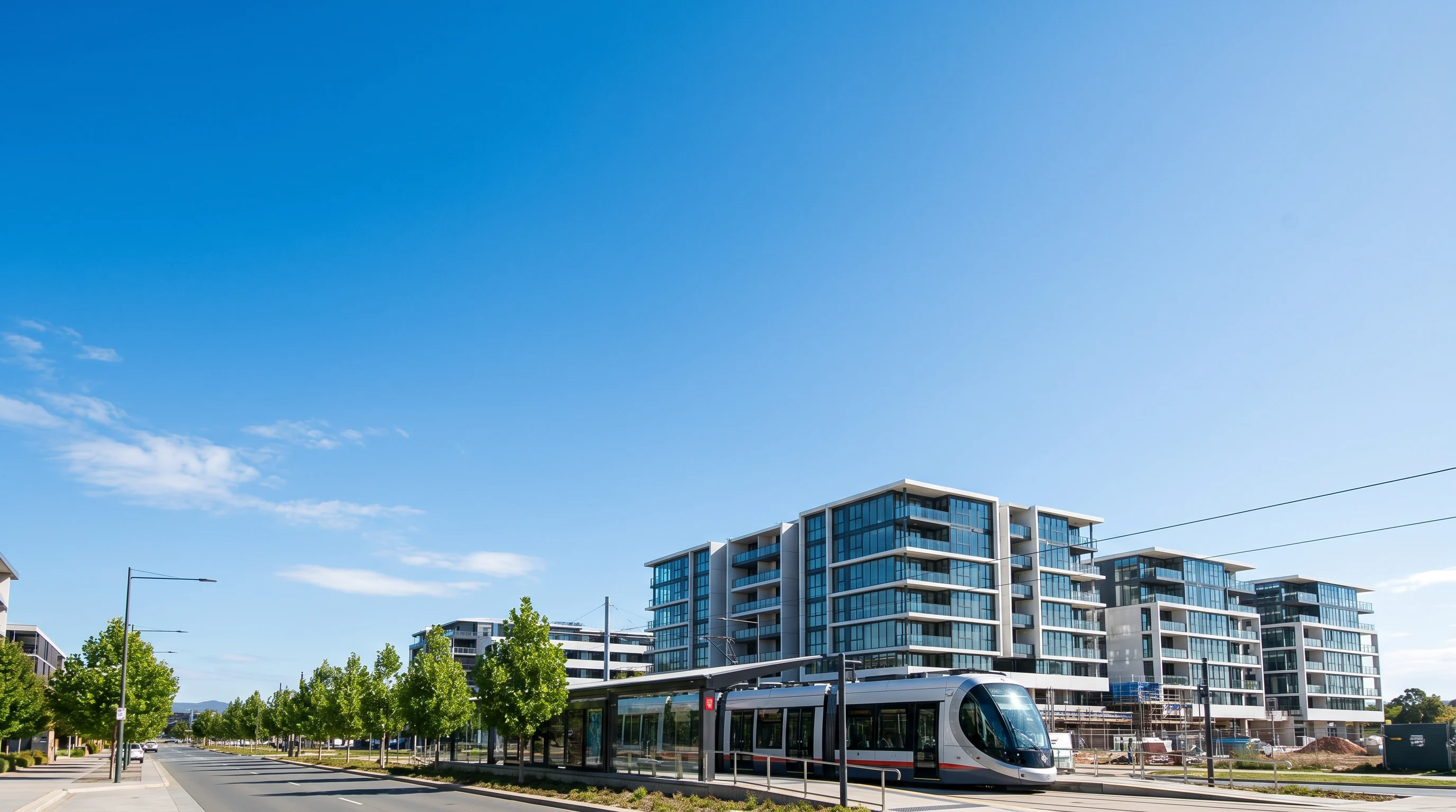 Removalists at work on a street in Gungahlin